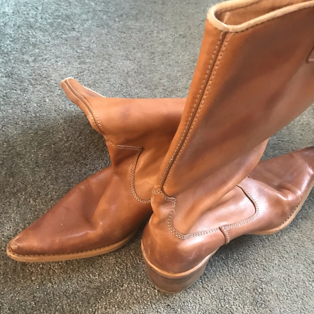 Zara vintage cowgirl boots